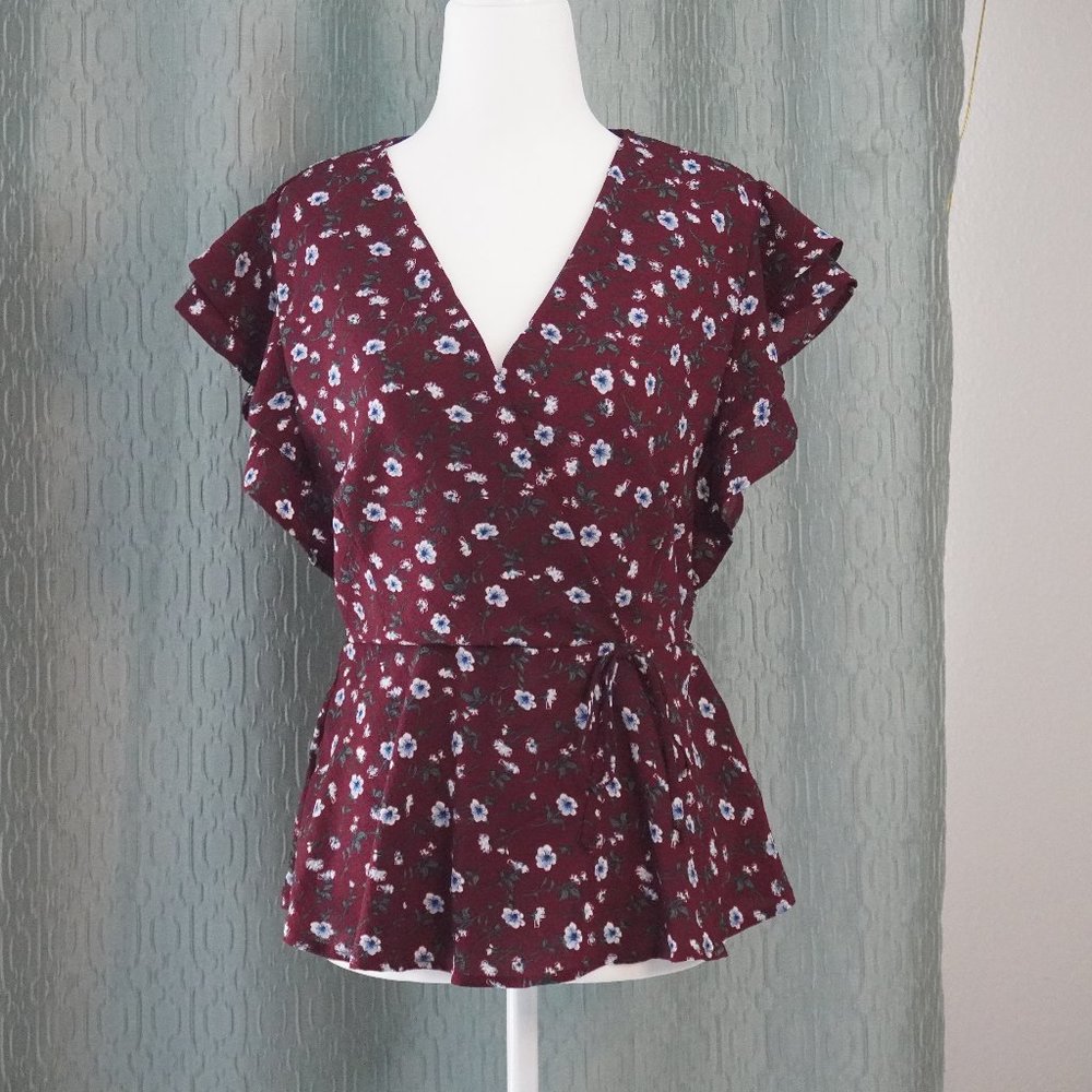 Formal boysenberry colored shirt